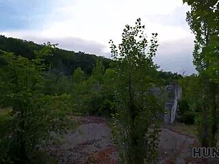 Hunt4k Brunette's Passionate Outdoor Anal with Pickup Stranger