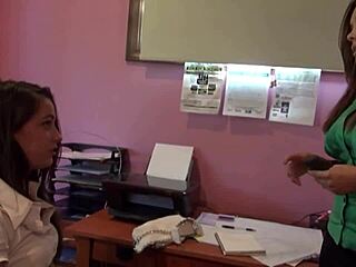 busty francesca moans as lesbian milf licks her pussy