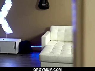 Alina Lopez and Jennifer White enjoy intense fucking with horny guy in steamy session