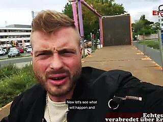 Mollige deutsche milf mit natürlichen titten und braunen haaren beim pov fickdate