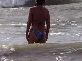 Why Does This 58-Year-Old Latina Enjoy Beach Sex With Mutual Handjobs And Cumshots?