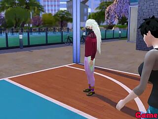 hinata and friends episode 4: madara games with videl, stripping loser leads to unexpected creampie surprise