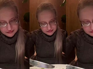 Enjoying asmr dinner in a cozy restaurant atmosphere