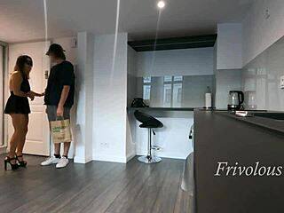 delivery stud pounds me rough for dodging payment!