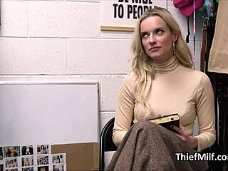 Ever spied a horny oiled cougar pounding dildo at her office desk?