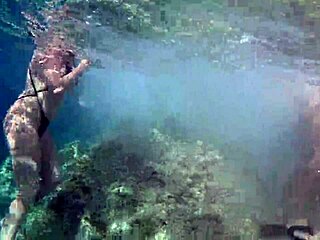 Hot Milf Rides Big Cock Underwater In Steamy Pool Sauna