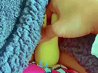 Tiny Latina Coed Screams From First Vibrator Orgasm!