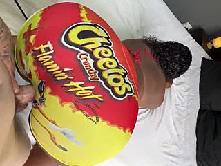 White Dude Pounds Big Ass Ebony Through Yoga Pants Glory Hole