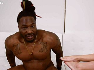 Blonde Loses Porn Game To Giant Black Monster Cock Destruction