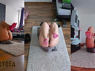 Triple Cam Big Ass Naked Workout!