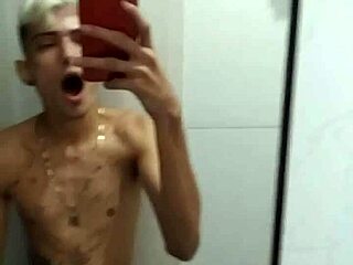 amateur guy jerks off furiously in bathroom after soccer game thrill