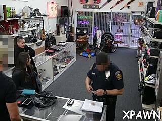 reality shop slut rough pov blowjob hardcore pounding