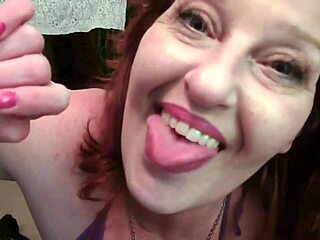 Dawnskye1962's Sheer Purple Custom JOI Teases Big Natural Tits