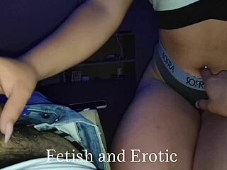 Latina Piercing Fetish Belly Play Turns Sexy Wild