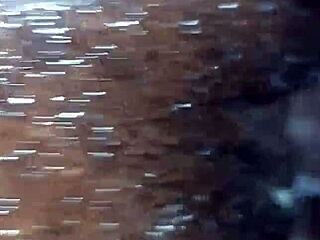 Tall skinny black babe oiled tlof tlof on monster cock