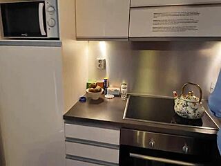 Fucking Curvy Blonde Milf Alone At Home!