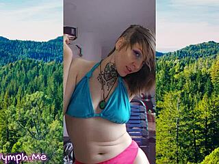 shaving my hairy milf pussy smooth bikini ready