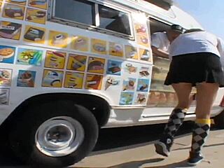 Lexi Belle Slammed Hard by Ice Cream Man's Monster Cock