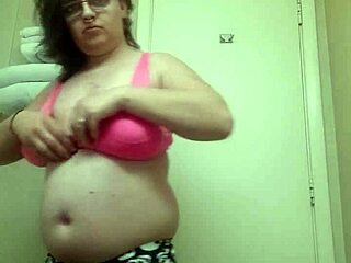 tranny rips clothes in fierce panty-teasing striptease reveal