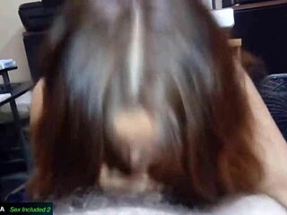 Latina Milf Delivers Intense Face Fucking Blowjob Handjob Facial Cumshot