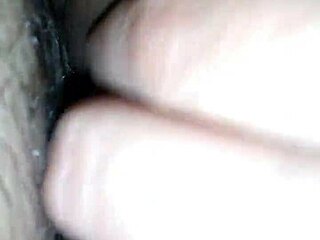 Wife fists her own pussy in intense homemade fingering session