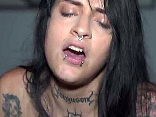 petite brunette wife shows tight pussy skills in bedroom