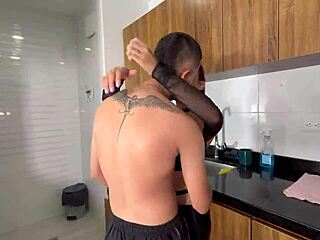 my best friend fucks me hard in kitchen cowgirl deepthroat