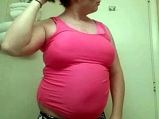 tranny rips clothes in fierce panty-teasing striptease reveal