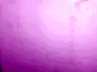 blonde bbw tries sexy lingerie on camera