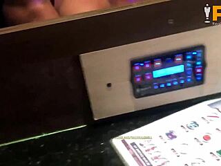 Brazilian bull gangbangs cuckold wife friends creampie