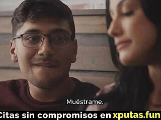 Latina milf tempts with creampie after steamy homemade blowjob session