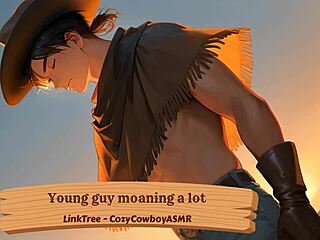 Young Stud Moans Intensely During Erotic Solo Orgasm