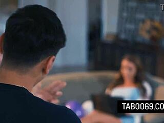 busty milf gets fucked hardcore by two guys blowjob threesome