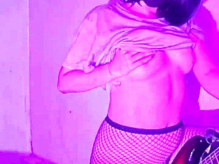 emo amateur solo teases in softcore style