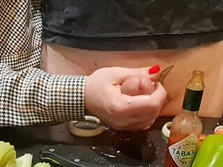 Extreme urethral torment dick abuse kitchen cooking episode full