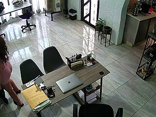 Latina amateur rides old man's cock after living room handjob