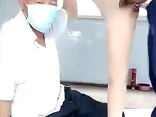 Naughty Country Streamer Lures Cowboys For Stocking Anal Threesome