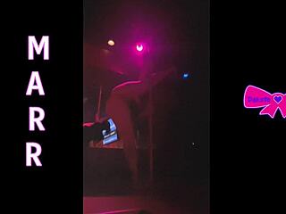 dakota marr teases hairy pussy tits pole dancing nebraska strip club