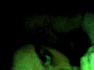 this sexy brunette just can't get enough of sucking that monster cock.