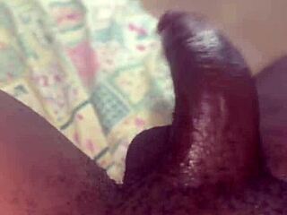 Huge black dick creams muscular guy's throat toy POV