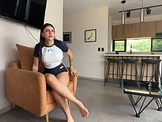 Colombian Latina Rides Muscular Cock In Public Boots