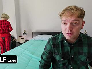 Horny Stepmom Bounces HUGE Tits Riding Hung Stud Missionary Doggystyle