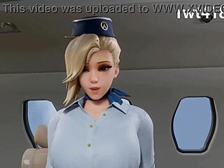 Mercy Delivers Titty Fuck Riding Big Cock Classroom Service