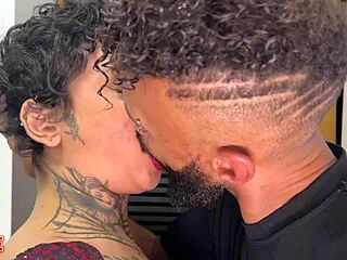 Skinny Latina Novinha Fucks Cuckold Boyfriend and Friend Doggystyle Moaning