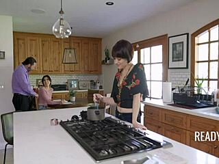 Open Family Shares Slutty Bodies Riding Moaning Cowgirl Cfnm