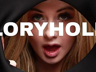 Blonde British Student Sucks Swallows Massive Cum Load Facial