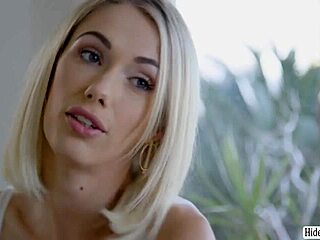 Sky Pierce hungrily licks her friend's wet pussy in lesbian cunilingus session