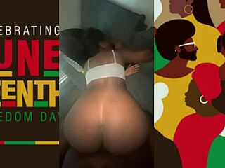 Skinny Ebony Nympho Petite Tits Ride Big Black Cock to Orgasm