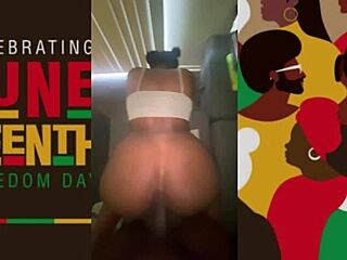 Skinny Ebony Nympho Petite Tits Ride Big Black Cock to Orgasm