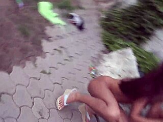 Sexy Milf Anal Fucked Outdoor Deepthroat Gaping Asshole